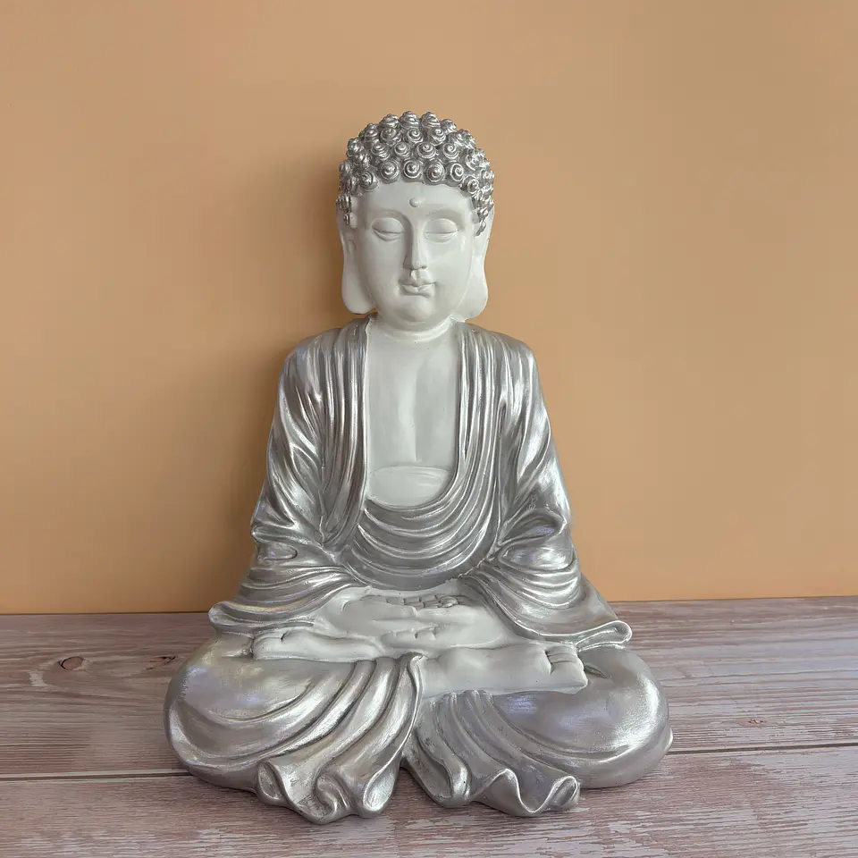 Siddhartha blanco con plateado 1