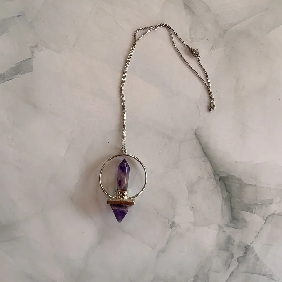 Péndulo para Reiki de amatista 1