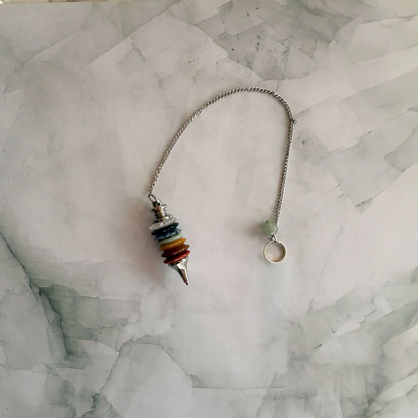 Péndulo para reiki 7 chackras 1