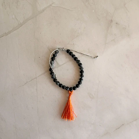 Mala pulsera obsidiana nevada