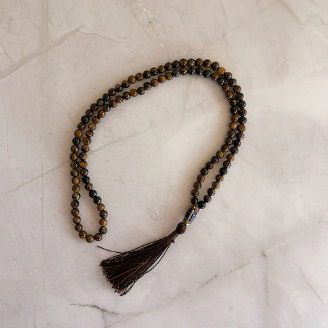 Japa Mala ojo de tigre