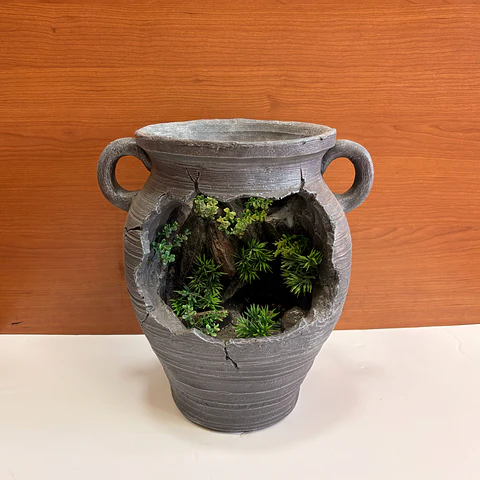 Fuente de agua jarrón con humidificador