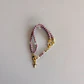 Rosario Católico pulsera lila - Miniatura 2