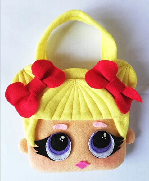 Cartera En Paño Lency Para Niñas Muñecas Lol Surprise