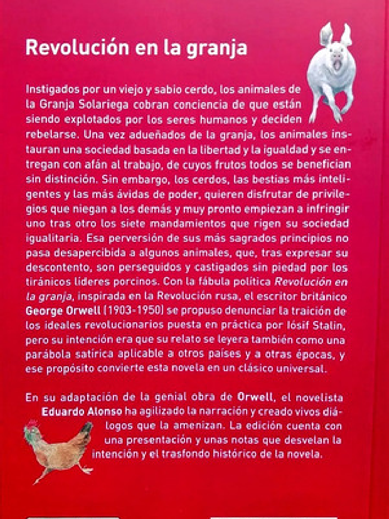 Revolucion En La Granja, De George Orwell. Editorial Vicens Vives, Tapa Blanda En Español 2