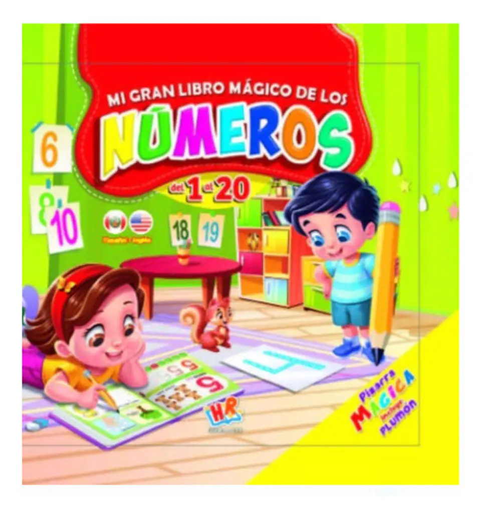 Mi Gran Libro Mágico De Los Números Del 1 Al 20 {tapa Dura} 1