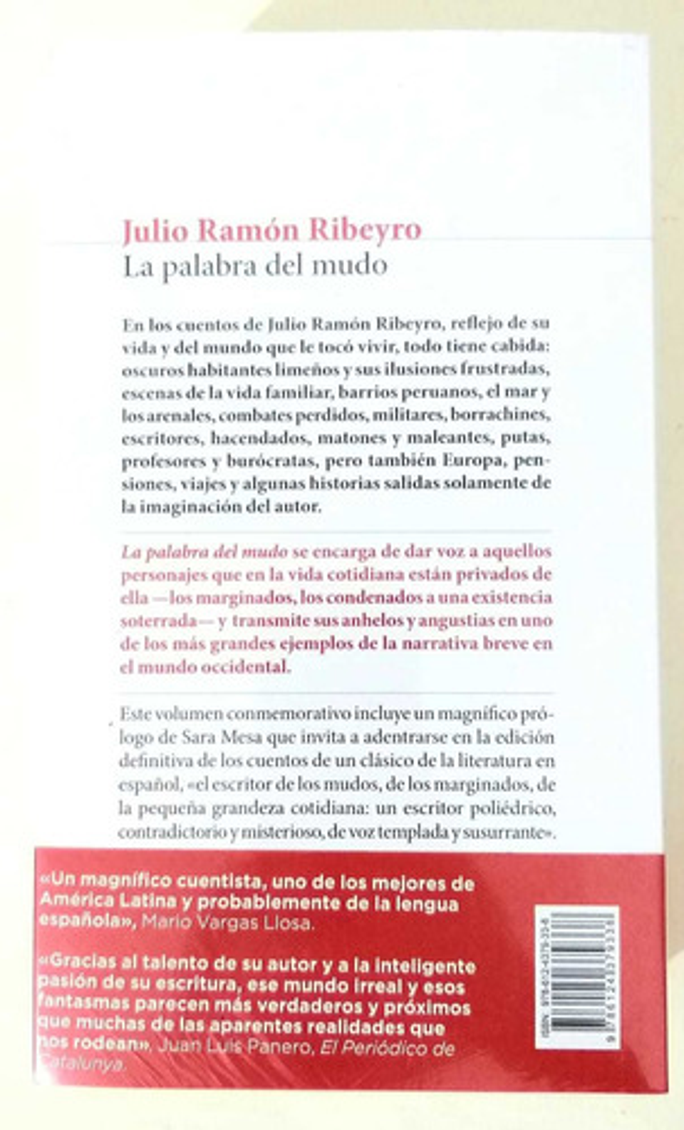 La Palabra Del Mudo (ed.conmemorativa) - Julio Ramón Ribeyro 2