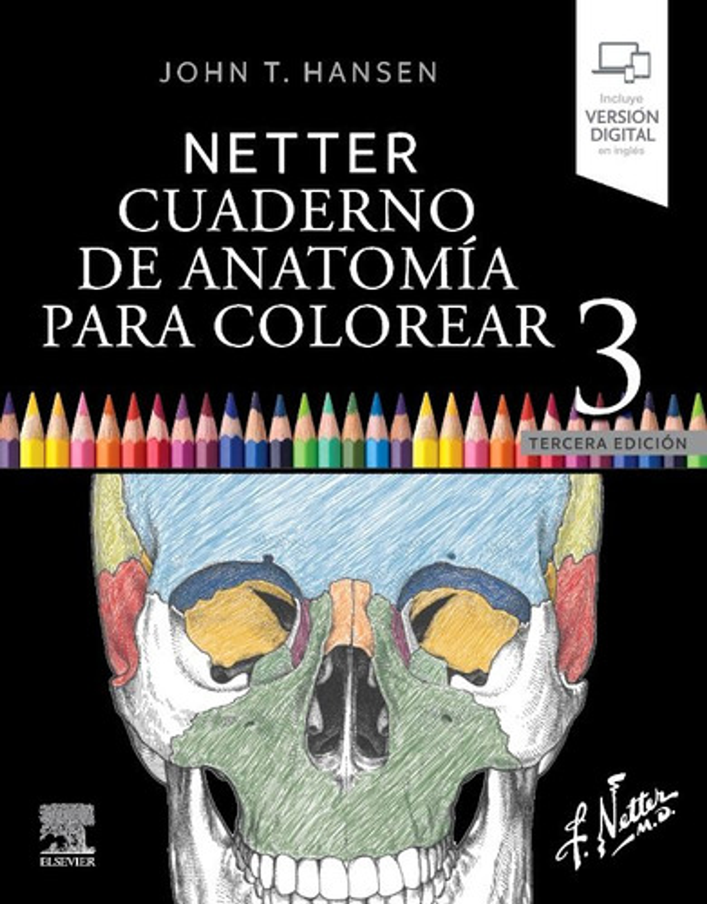 023 Netter Cuaderno De Anatomia Para Colorear 3a Edicion 1