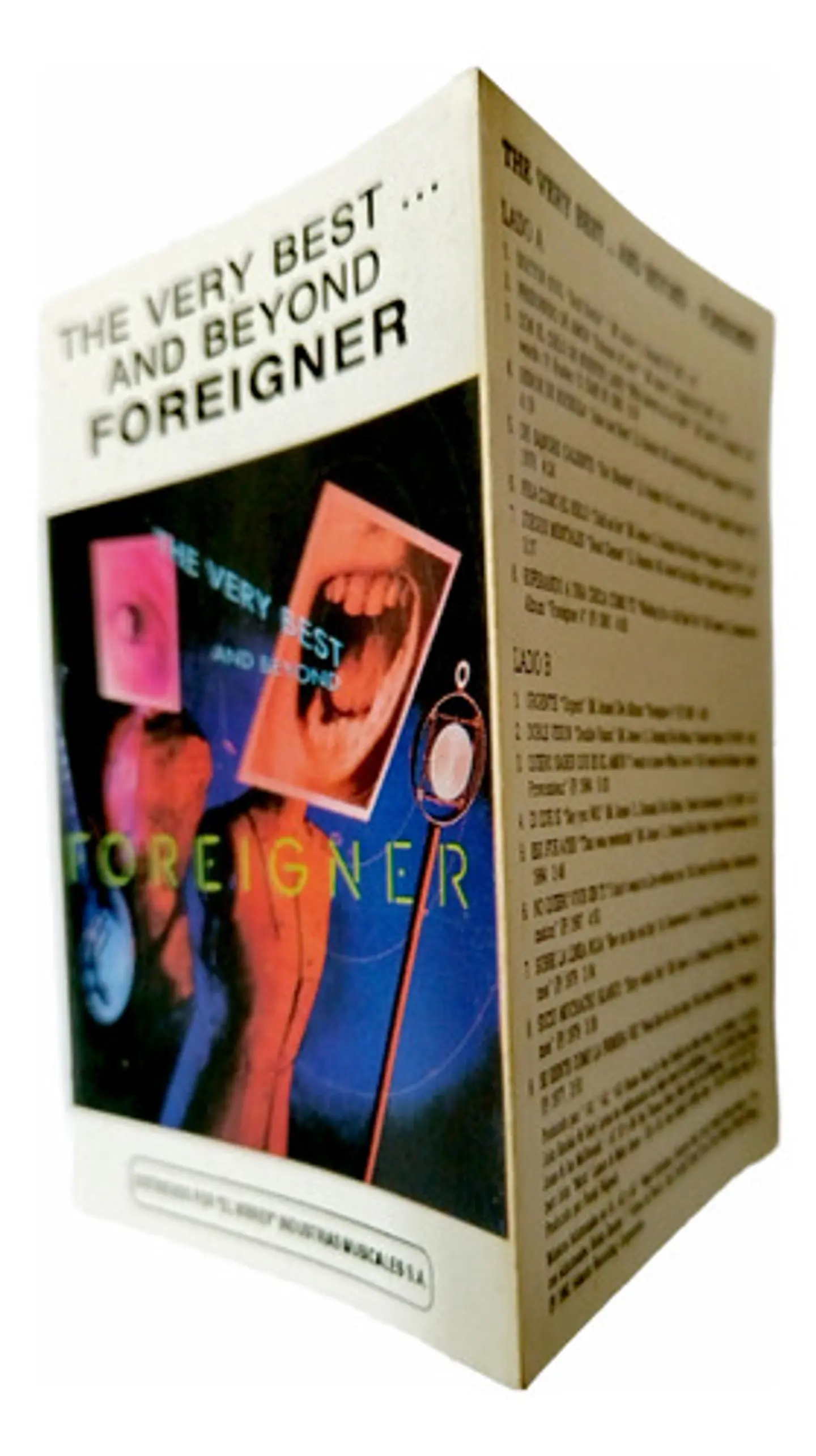 The Very Best... And Beyond - Foreigner - Casete Vintage 3
