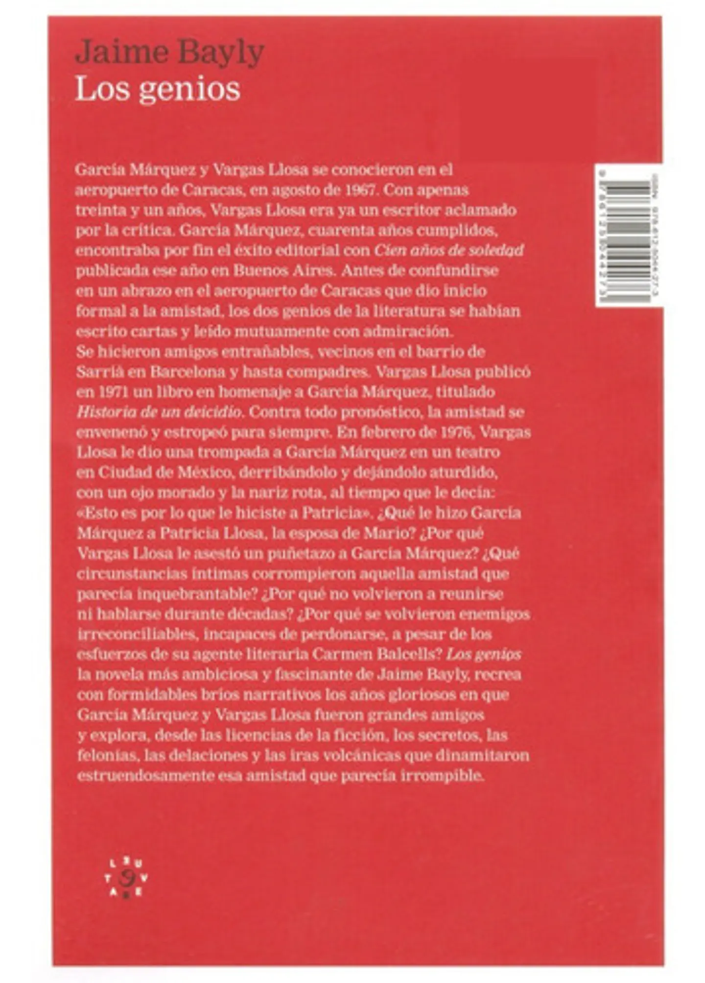 Los Genios, De Jaime Bayly. Editorial Revuelta Editores, Tapa Blanda En Español, 2023 2