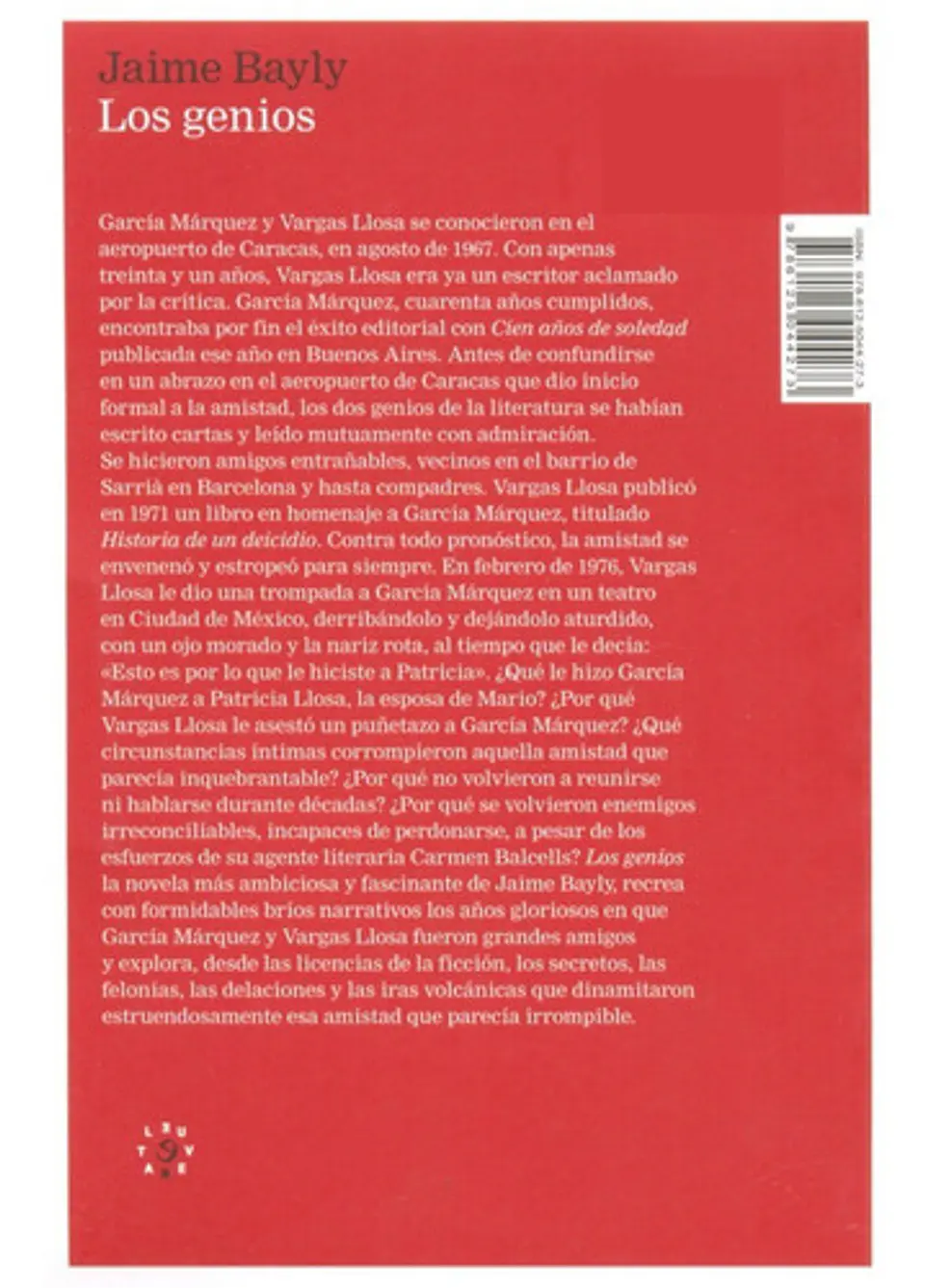 Los Genios, De Jaime Bayly. Editorial Revuelta Editores, Tapa Blanda En Español, 2023 2