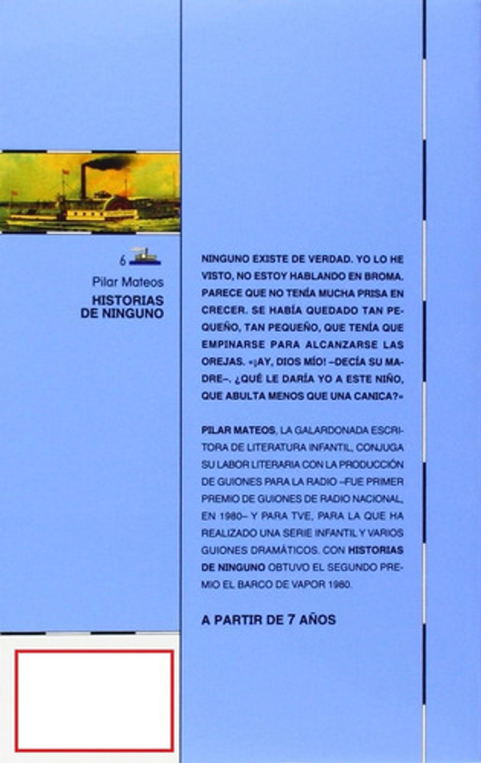 Libro Historias De Ninguno /385: Libro Historias De Ninguno /385, De Pilar Mateos. Editorial Ediciones Sm, Tapa Blanda En Castellano 2