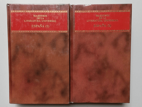 Pack Maestros De La Literatura Universal. España, Tomo 1 Y 2