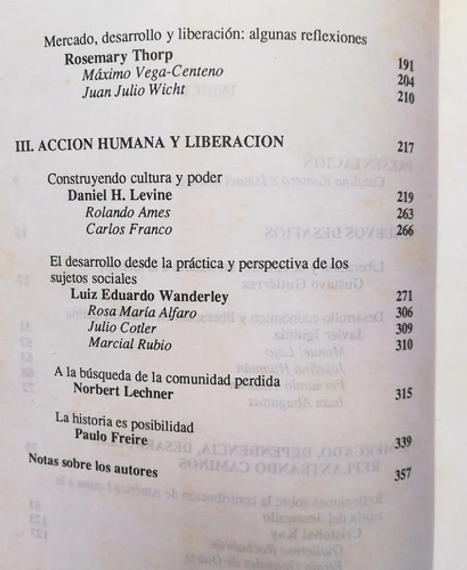 Liberación Y Desarrollo En América Latina Perspectivas  3
