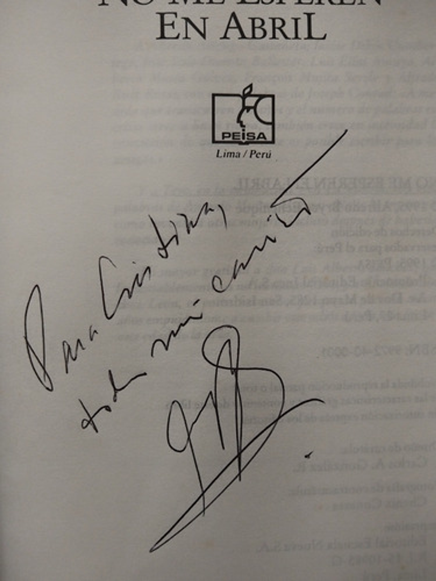 No Me Esperen En Abril - Alfredo Bryce Echenique 2