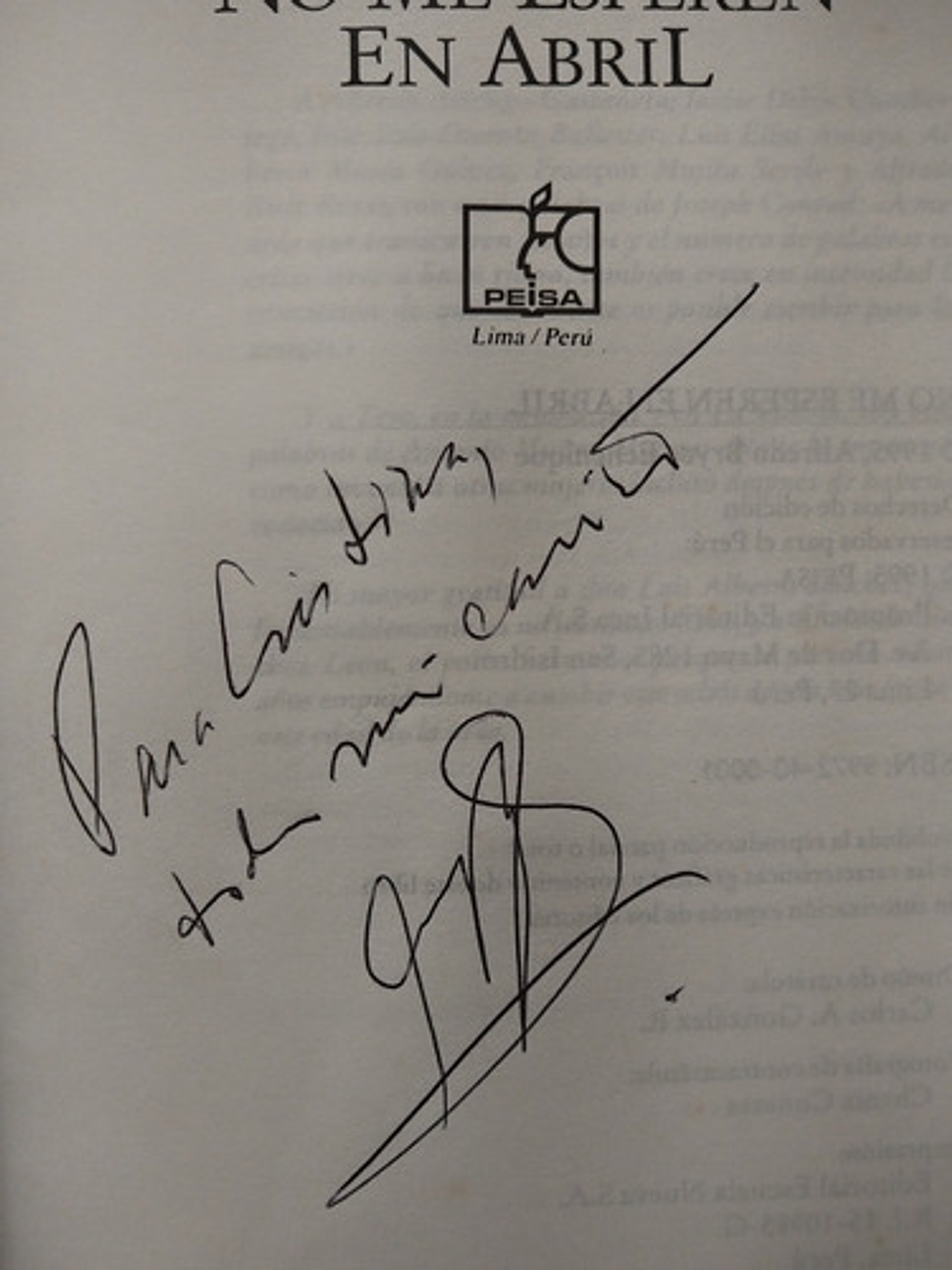 No Me Esperen En Abril - Alfredo Bryce Echenique 2