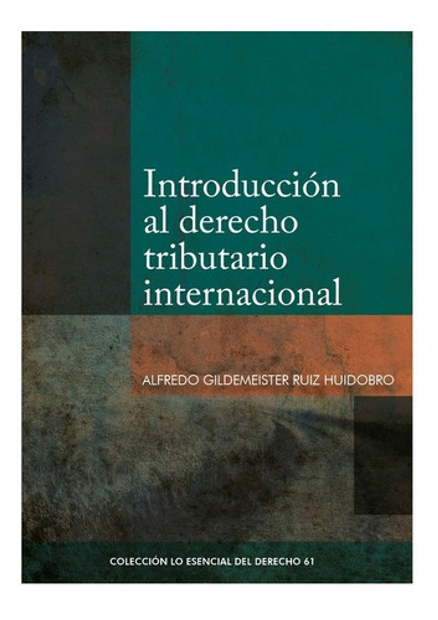 Introducción Al Derecho Tributario Internacional, De Alfredo Gildemeister Ruiz Huidobro. Editorial Fondo Editorial Pucp, Tapa Blanda, Edición 1 En Español, 2022 1