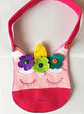 Cartera En Paño Lency Para Niñas Unicornio Hecho A Mano - Miniatura 1