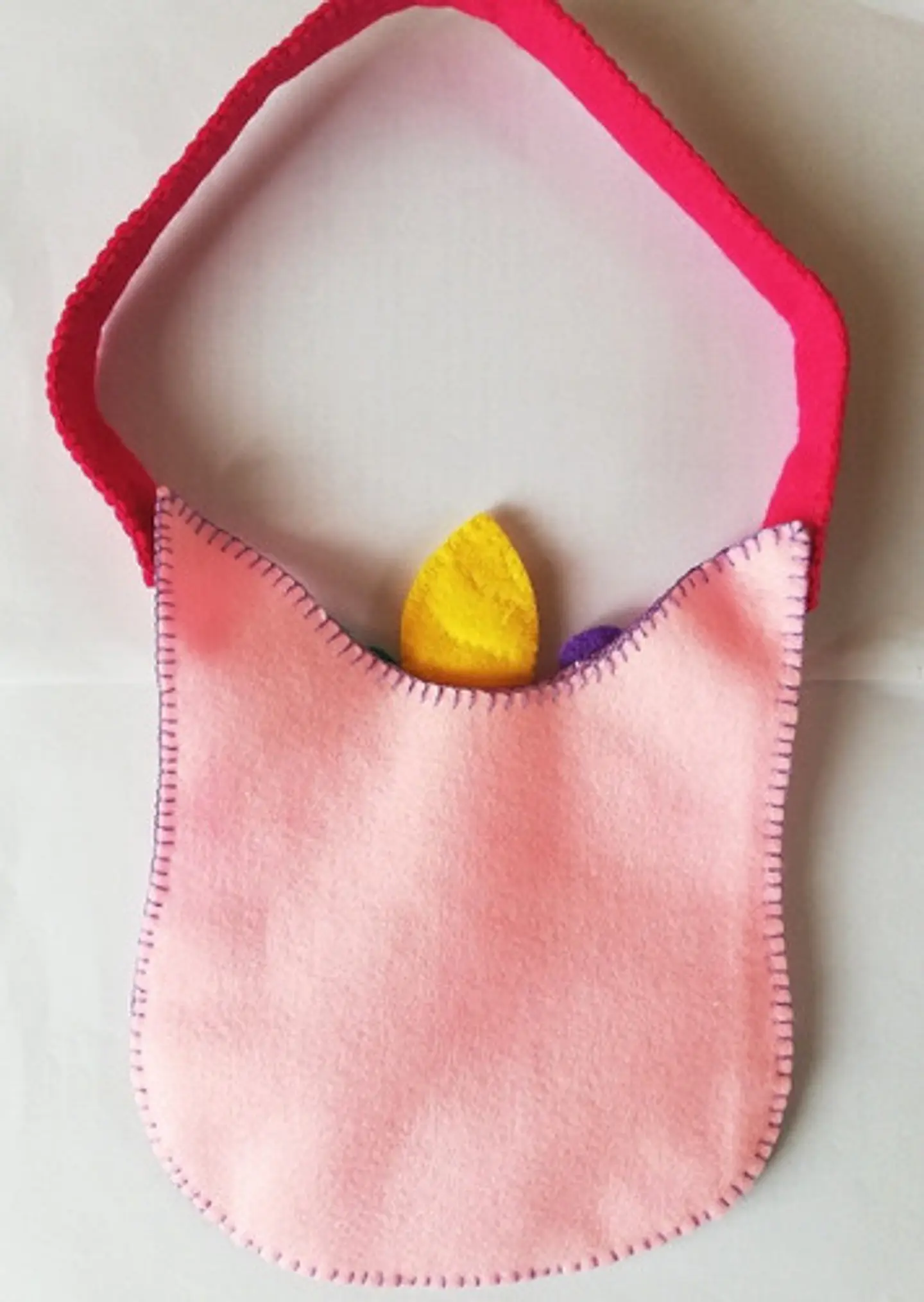 Cartera En Paño Lency Para Niñas Unicornio Hecho A Mano 2