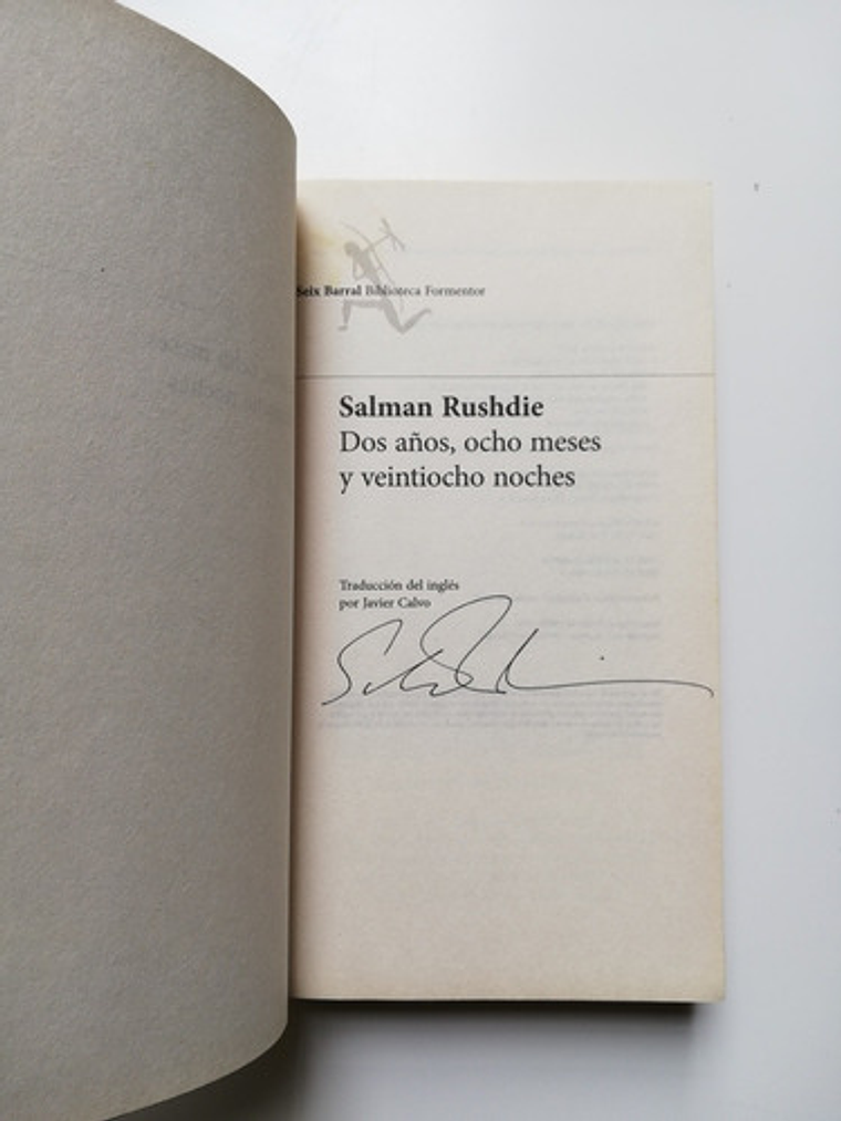 Dos Años, Ocho Meses Y... - Salman Rushdie [firmado]  2