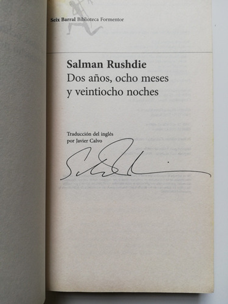 Dos Años, Ocho Meses Y... - Salman Rushdie [firmado]  3
