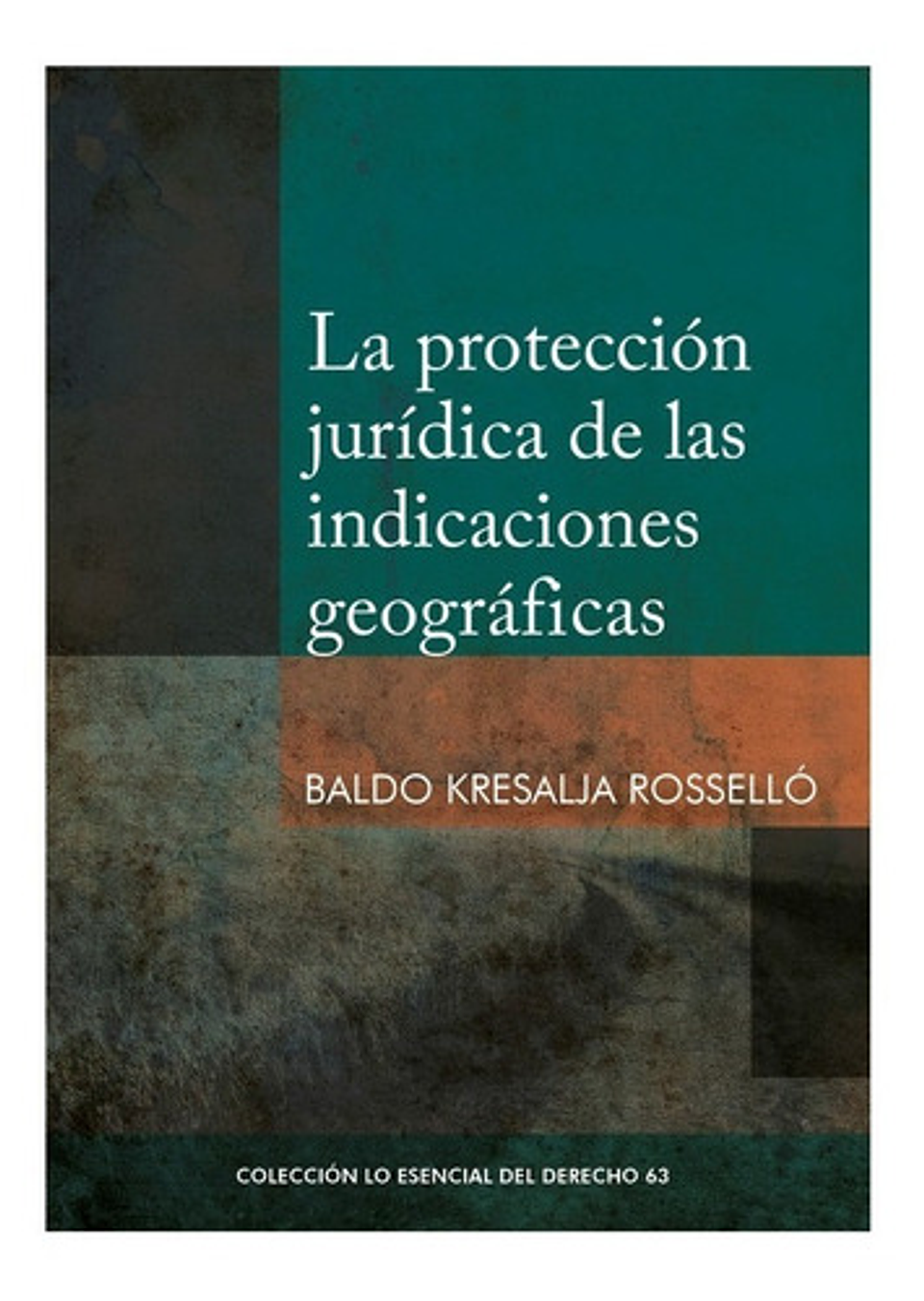 La Protección Jurídica De Las Indicaciones Geográficas, De Baldo Kresalja Rosselló. Editorial Fondo De La Pucp, Tapa Blanda, Edición 1 En Español, 2022 1