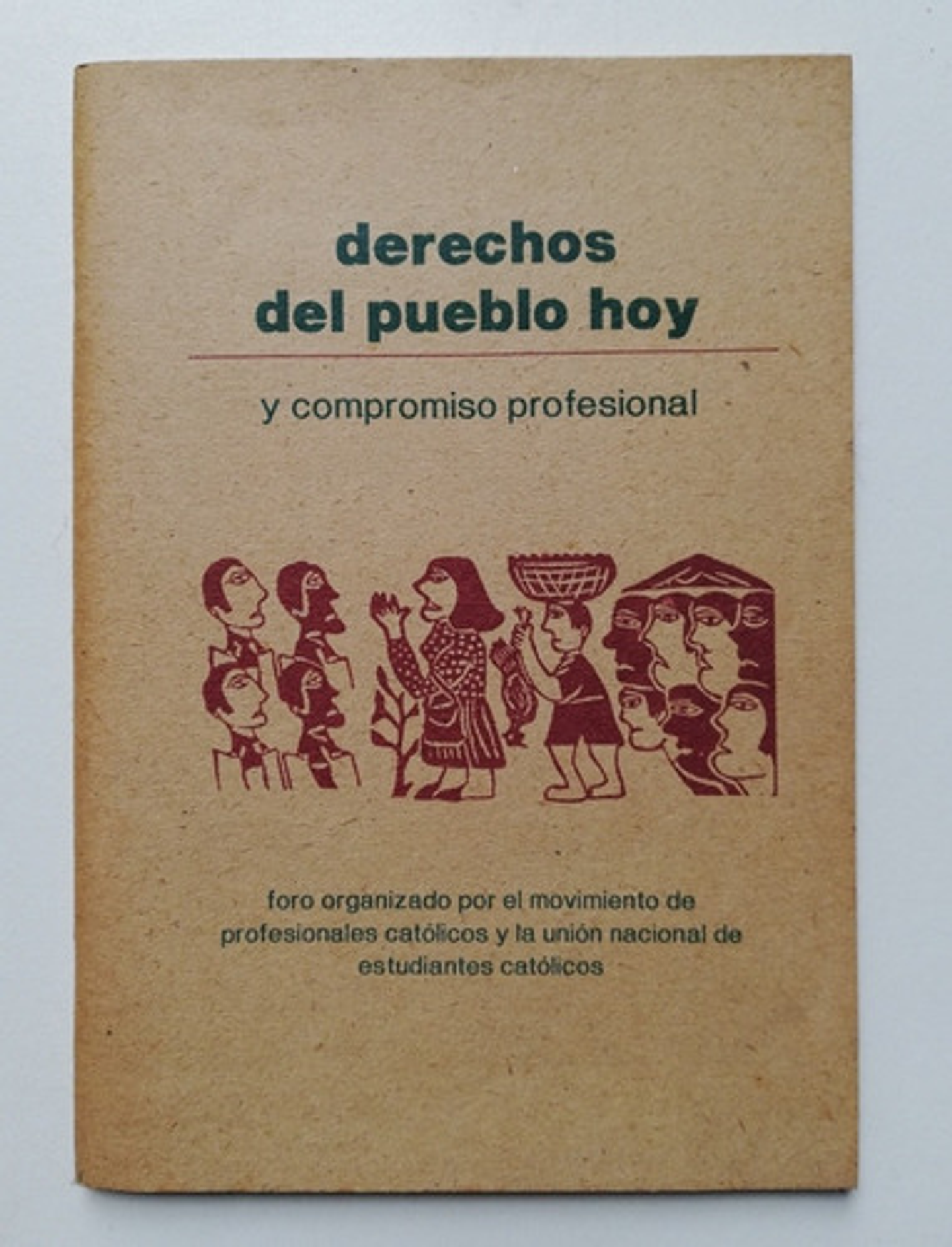 Derechos Del Pueblo Hoy Y Compromiso Profesional - Vvaa  1