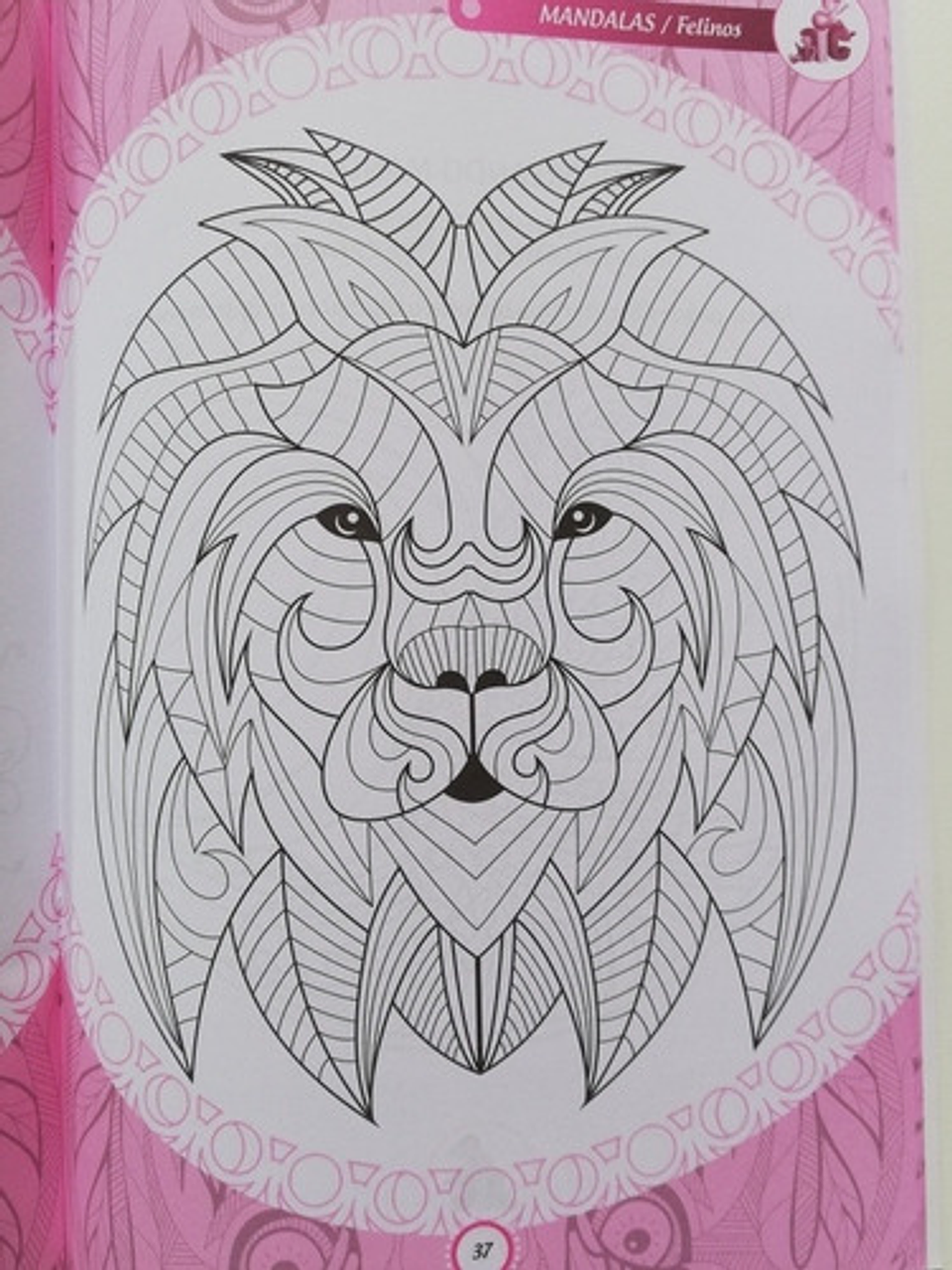 Mandalas Para Colorear Felinos 3