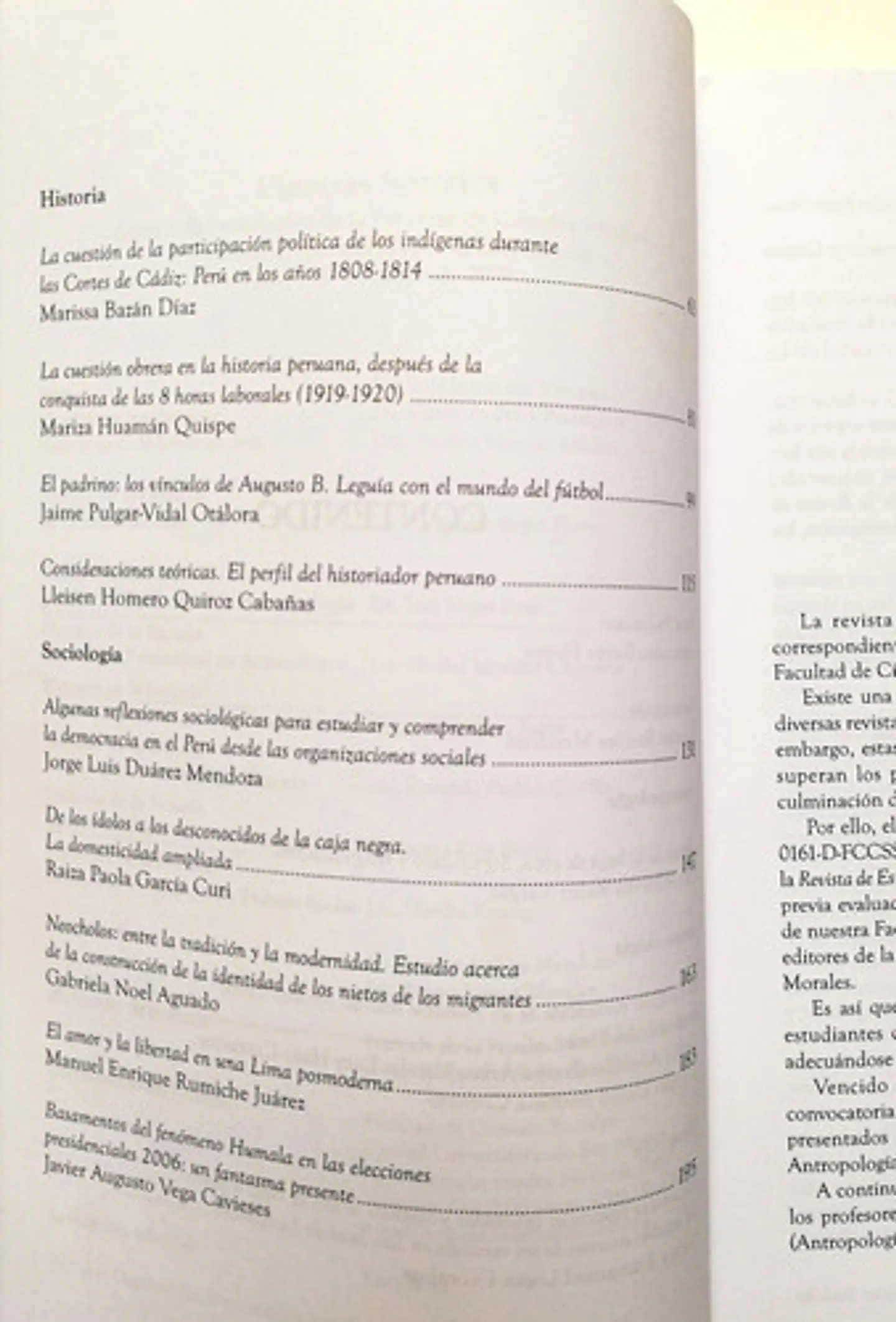 Ciencias Sociales 1 Mayo De 2007 - Revista De Estudiantes  3