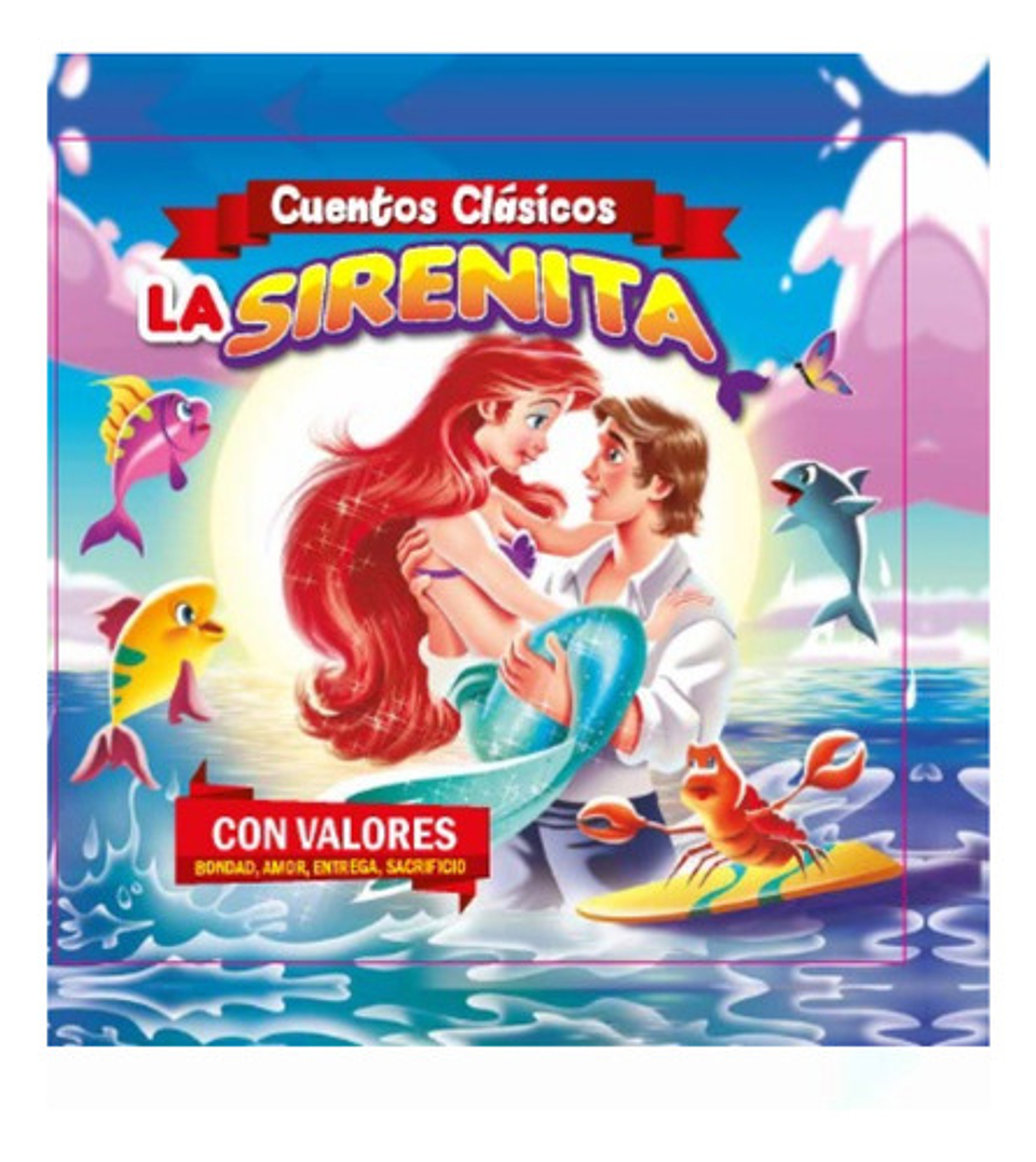 La Sirenita: Cuentos Clásicos, De Autores. Con Valores Editorial Ediciones Hr, Tapa Dura En Español 1