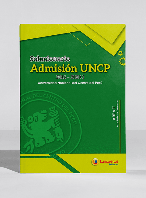 Solucionario Admisión UNCP 2016 - 2020-I: arquitectura e ingenierías