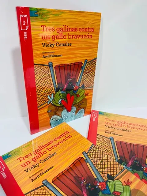 Tres Gallinas Contra Un Gallo Bravucón- Original T. Blanda