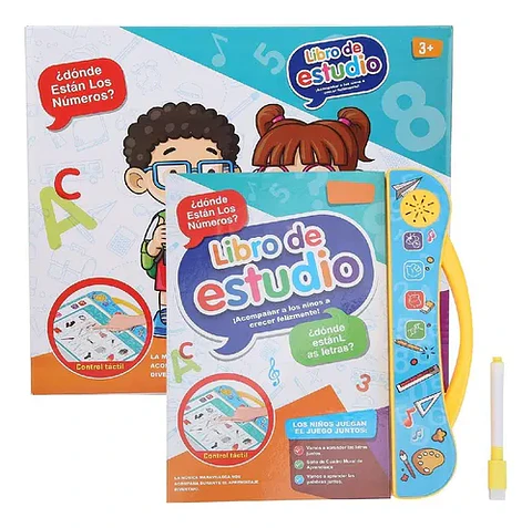 Libro Didáctico Interactivo Aprendizaje Bilingüe para Niños