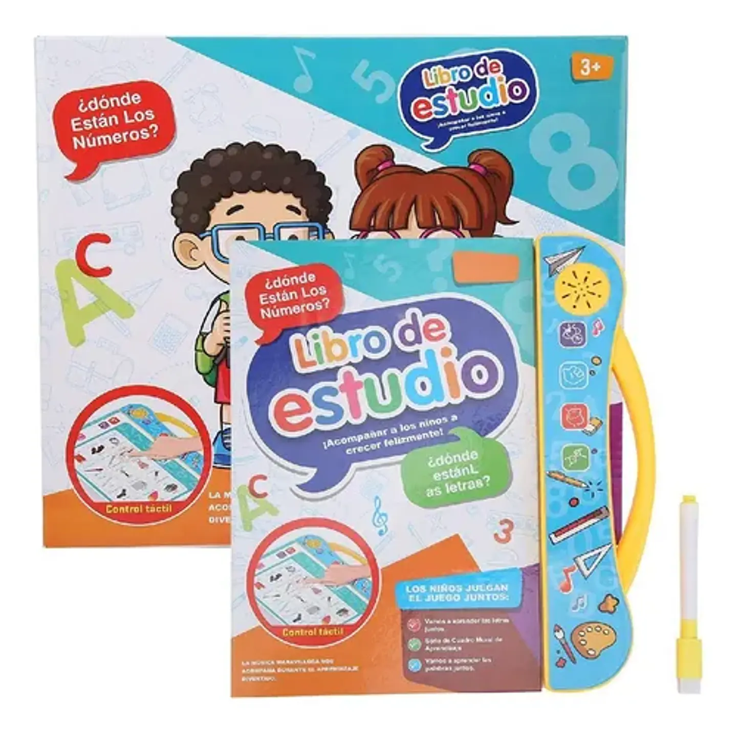 Libro Didáctico Interactivo Aprendizaje Bilingüe para Niños 1