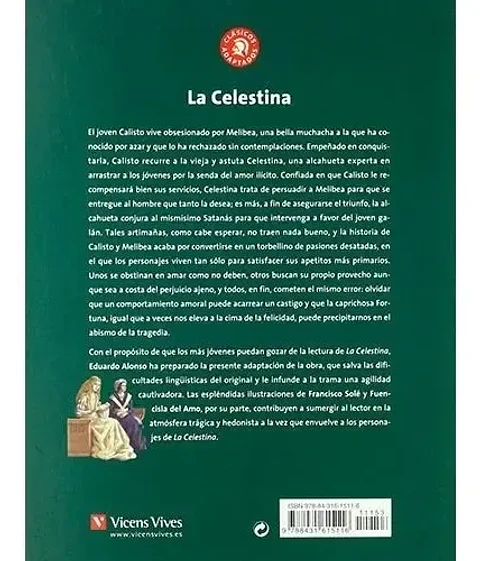 La Celestina. Fernando De Rojas. Español. VICENS VIVES