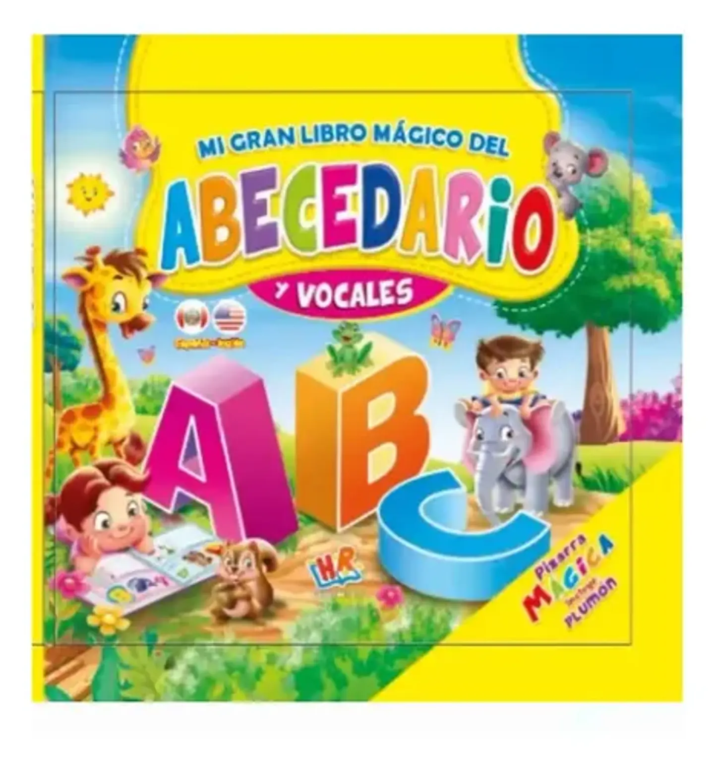 Mi Gran Libro Mágico Del Abecedario Y Vocales {tapa Dura 1