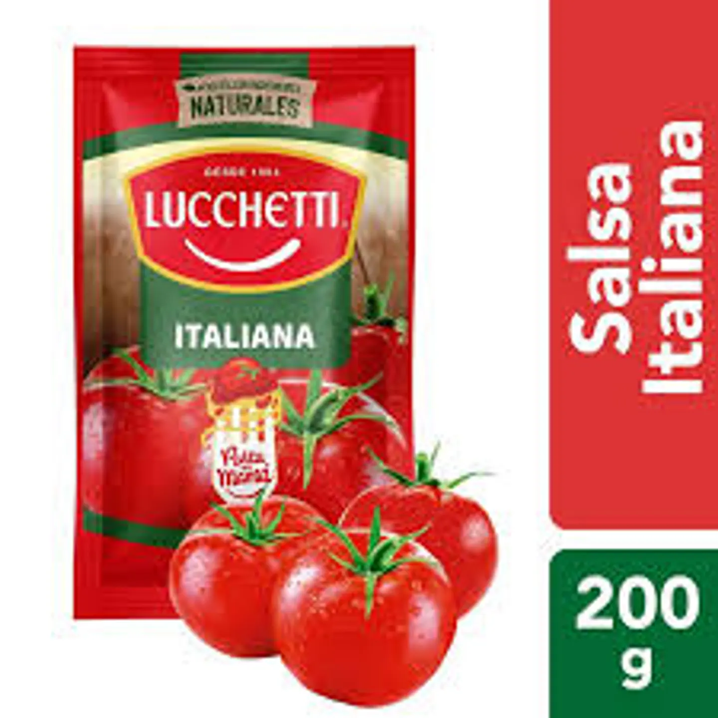 Salsa de Tomate al Italiana Luchetti  200grs 36 unidades la caja  1