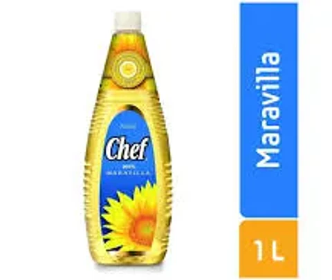 Aceite de Maravilla Chef 1 litro 12 unidades la caja 