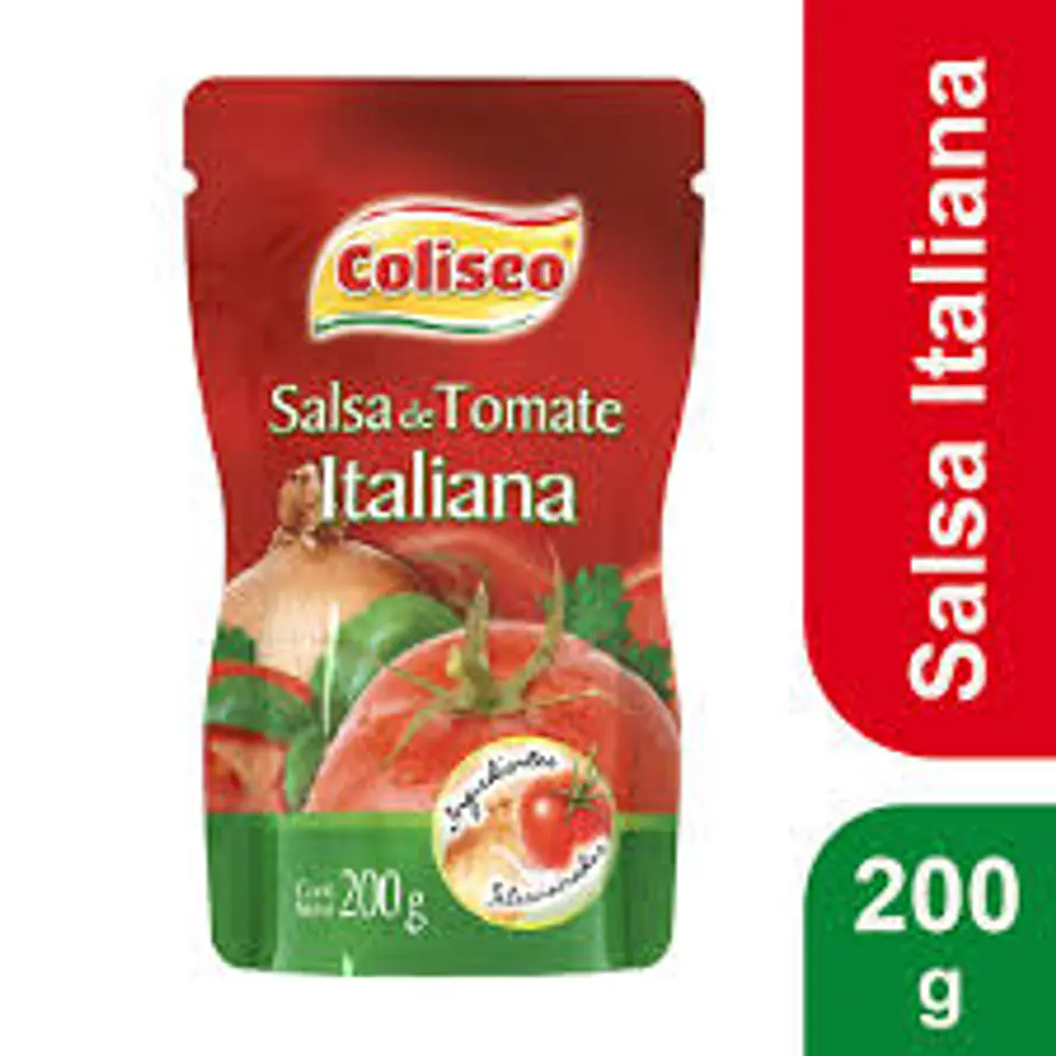 Salsa de Tomate Coliseo 200grs 36 unidades la caja  1