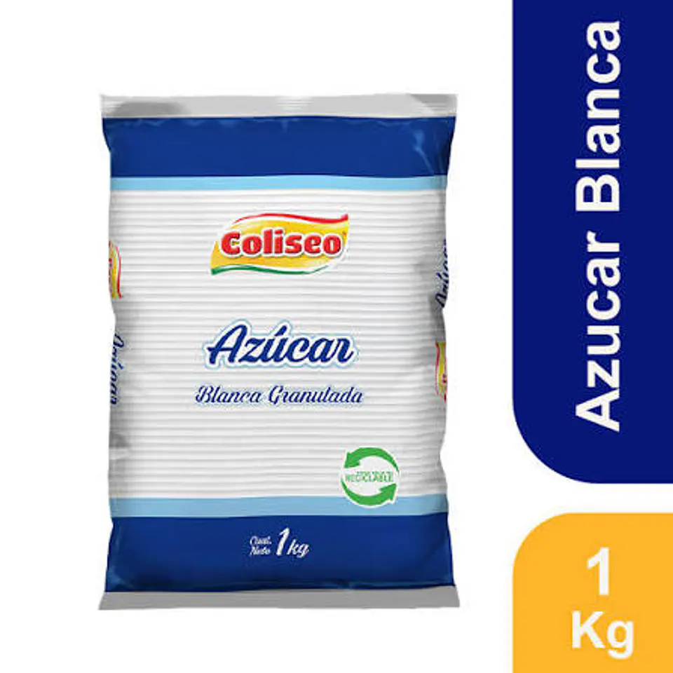 Azúcar Coliseo 1 kilo 10 unidades la manga  1