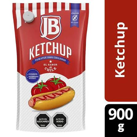 Ketchup JB 900grs 12 unidades la caja 