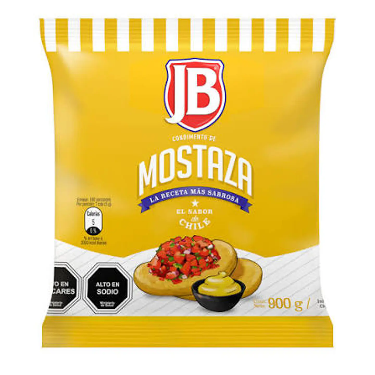 Mostaza JB 900grs 12 unidades la caja  1