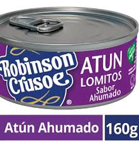 Atún Lomito Robinson Crusoe ahumado 160grs 48 unidades la caja 
