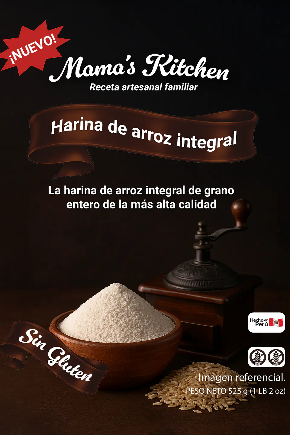 Harina de Arroz Integral 1