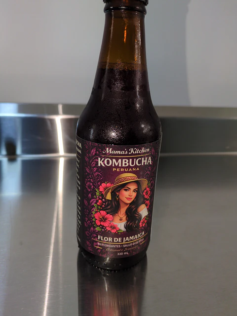 Kombucha Sabor de Flor de Jamaica
