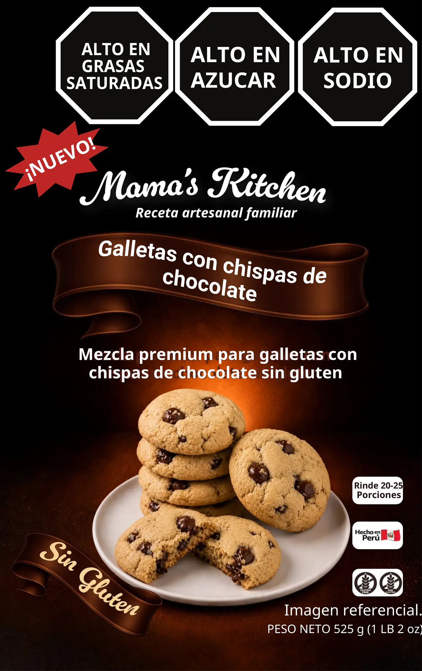 Galletas con chispas de chocolate  1