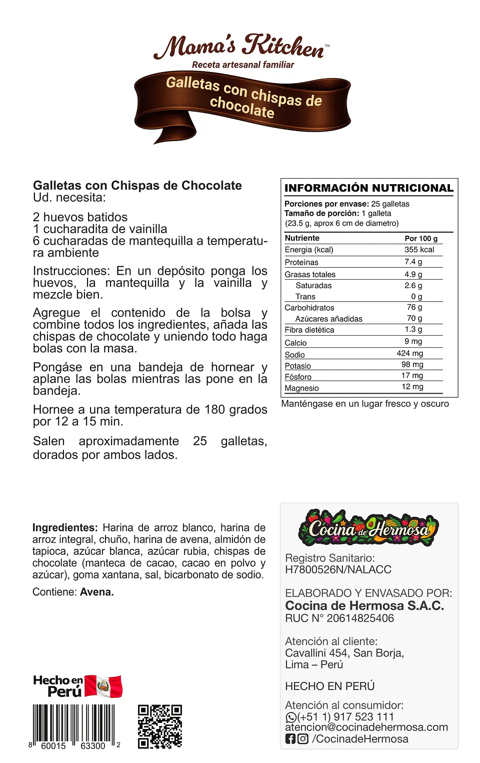 Galletas con chispas de chocolate  2
