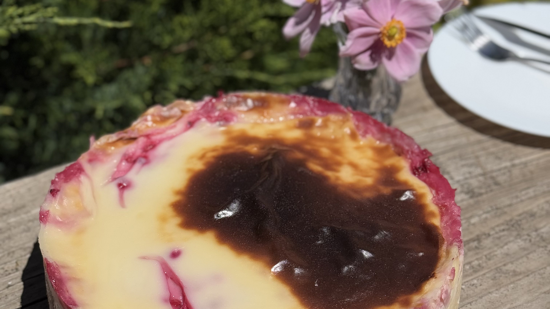 KUCHEN DE ZARZAPARRILLA