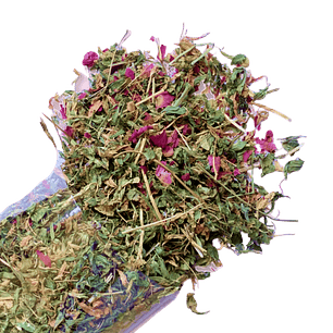 LA GRANJITA DE CONEJINO HOJITAS DE ALFALFA Y ROSAS 100gr