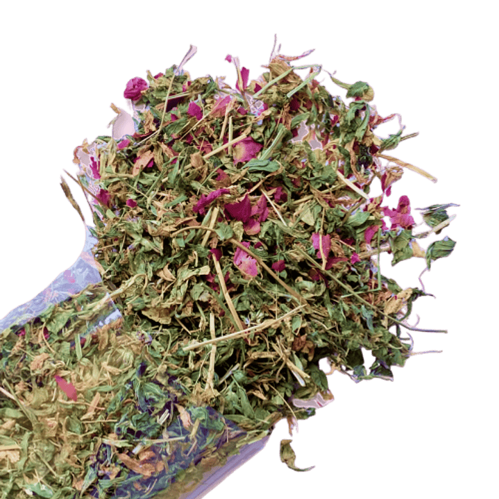 LA GRANJITA DE CONEJINO HOJITAS DE ALFALFA Y ROSAS 100gr 1